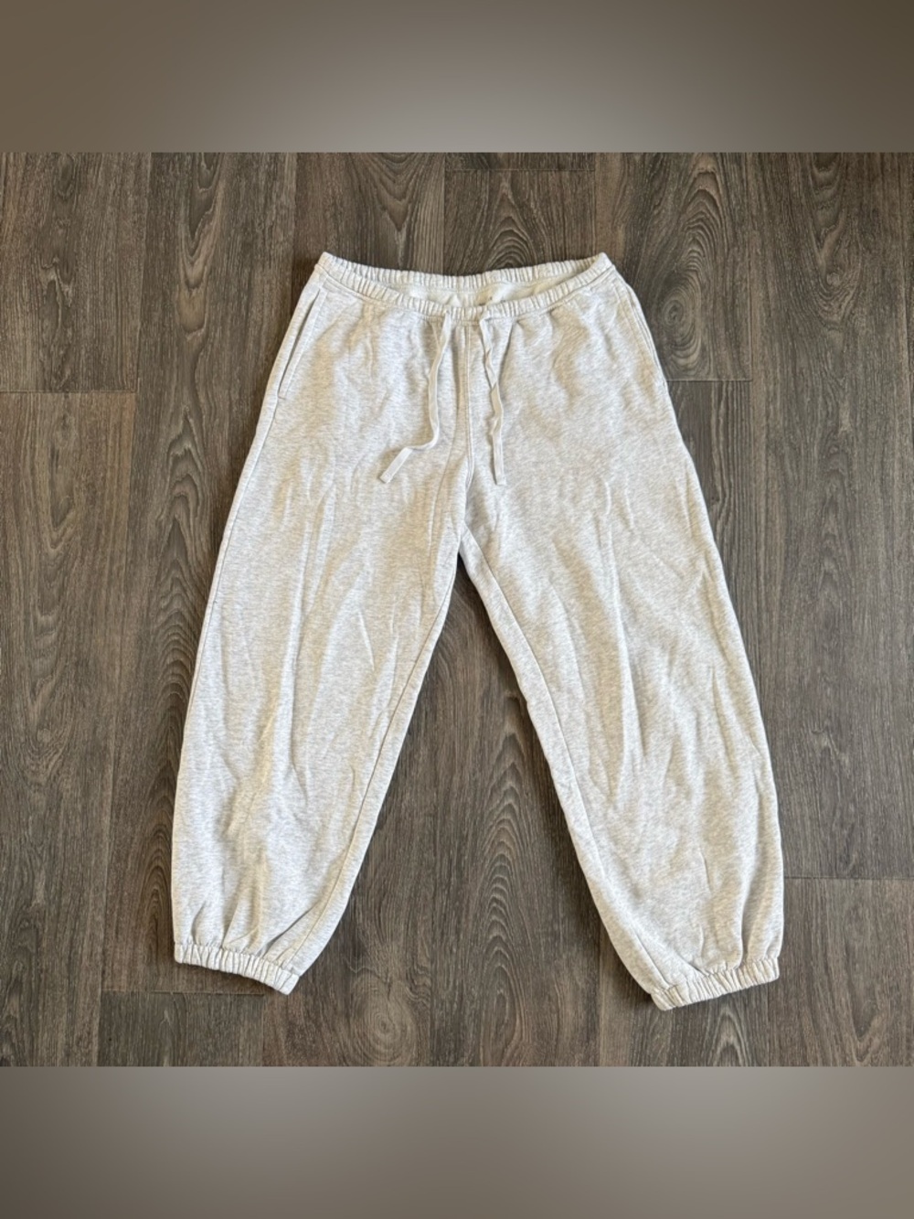 hollister baggy fleece cotton blend sweatpant joggers